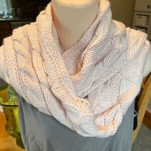 Michael Michael Kors Pale Pink Knit Scarf